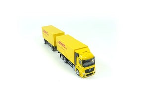 Herpa H0 311809, MB Actros Cargoboxen-Hängerzug DHL, neu, OVP