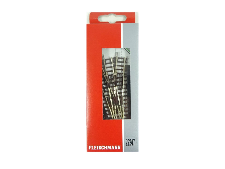 Fleischmann N 22247, elektrische Dreiwegweiche, neu, OVP