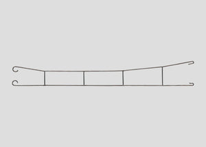 Oberleitung Fahrdraht Übergangsstück 142 mm 3 Stück, Märklin H0 70143 OVP