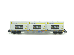 Güterwagen Containertragwagen SBB Cargo Minitrix N 18405 neu