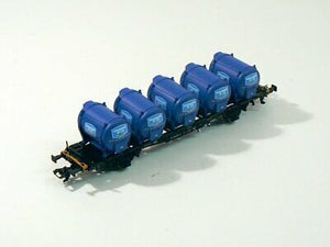 Märklin H0 48934, Behälter-Tragwagen Lbgjs 598, ÖBB, neu