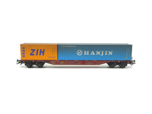 Güterwagen Containerwagen-Set Lgs 580 DB mhi, Märklin H0 47580, neu