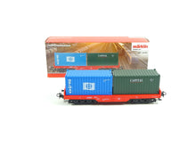 Laden Sie das Bild in den Galerie-Viewer, Güterwagen Containerwagen Start up, DB, Märklin H0 44700 neu, OVP
