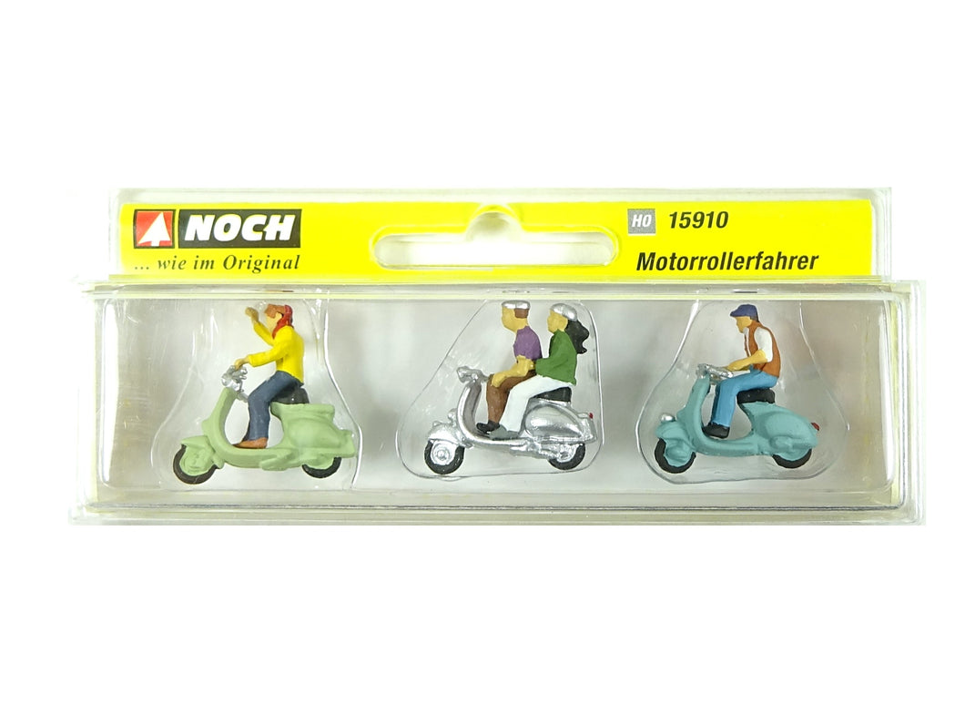 Modellbau Figuren Motorrollerfahrer, Noch H0 15910 neu
