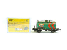 Laden Sie das Bild in den Galerie-Viewer, Kesselwagen Z [P] „TEXACO” DB Patiniert, Brawa H0 50039 AC neu OVP
