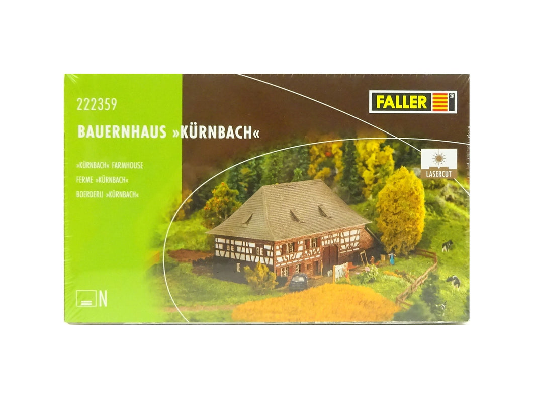 Modellbahn Bausatz Bauernhaus Kürnbach, Faller N 222359 neu OVP