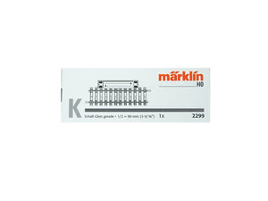 K Gleis Schaltgleis gerade, 90 mm, Märklin H0 2299 neu, OVP
