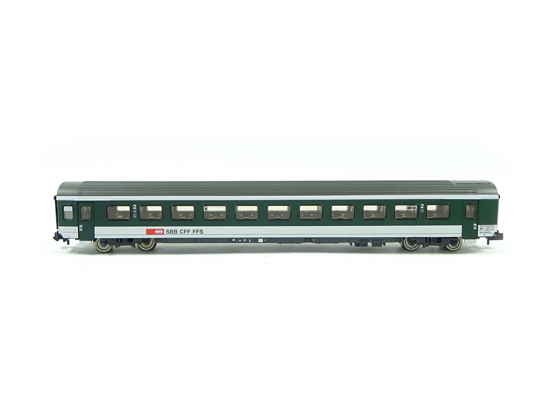 Reisezug Personenwagen 2. Klasse SSB, Fleischmann N 890328 neu OVP
