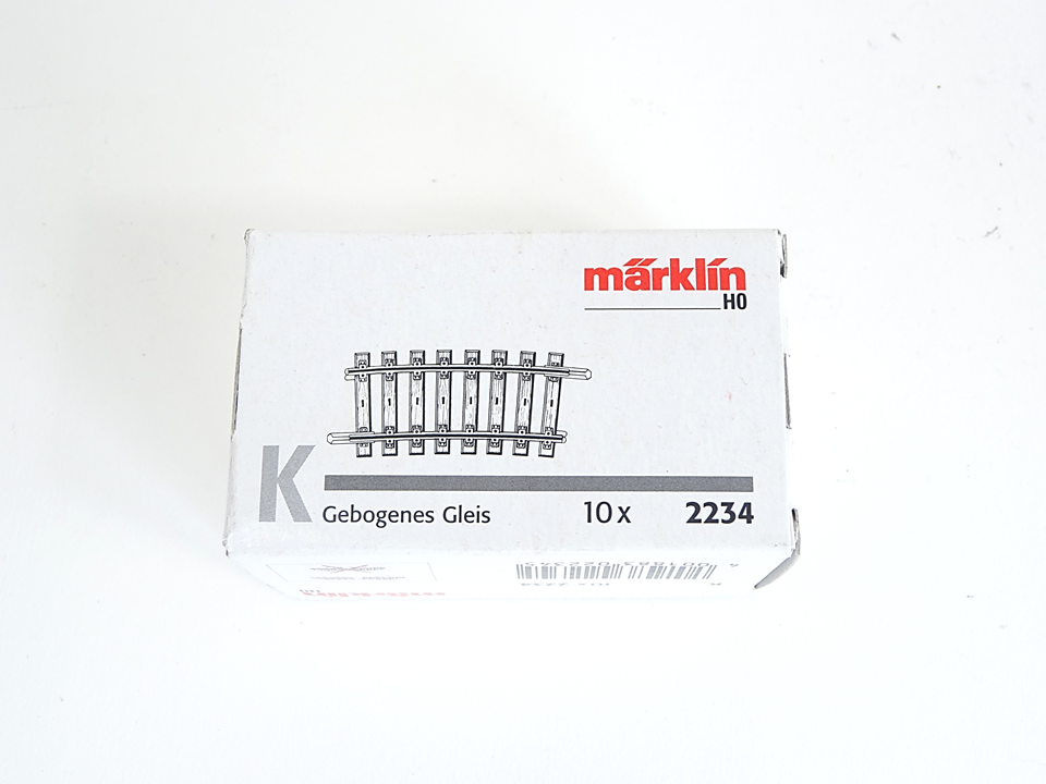 K Gleis Gleise gebogen R 424,6mm, 10 x Märklin H0 2234 neu, OVP
