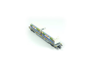 Minitrix N 15488-02, Güterwagen Containertragwagen Aldi, SBB, neu, OVP