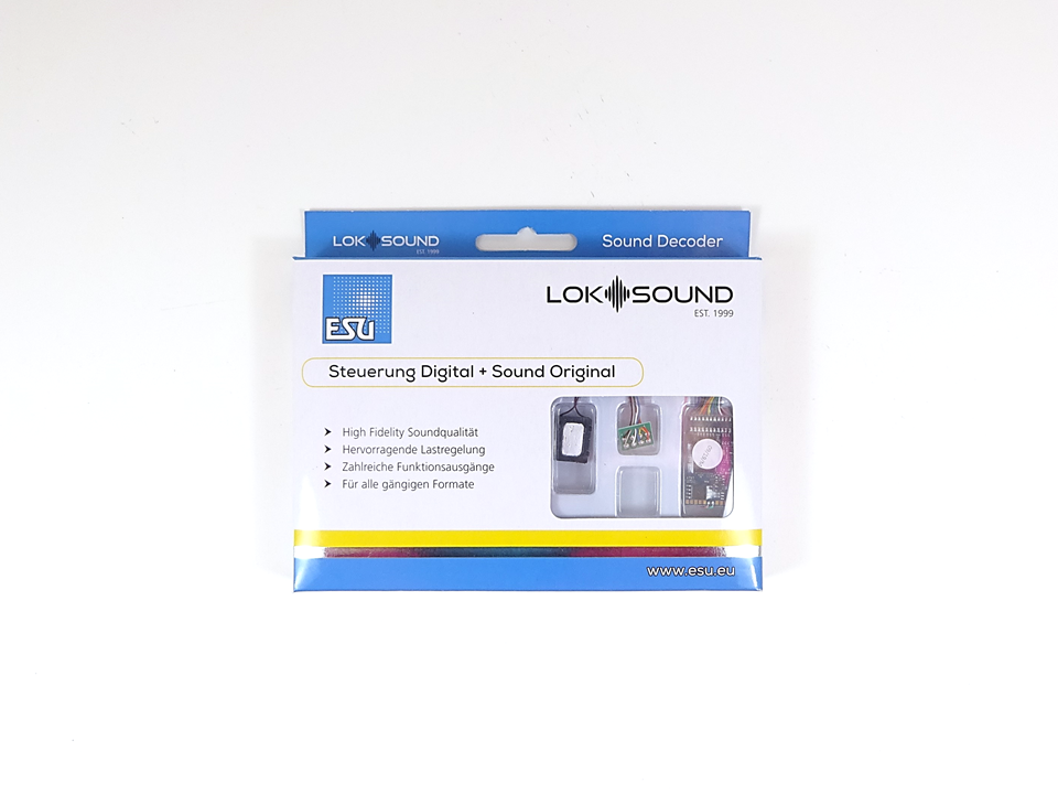 Decoder LokSound 5 DCC/MM/SX/M4 Leerdecoder, 8-pin NEM652, ESU 58410 neu