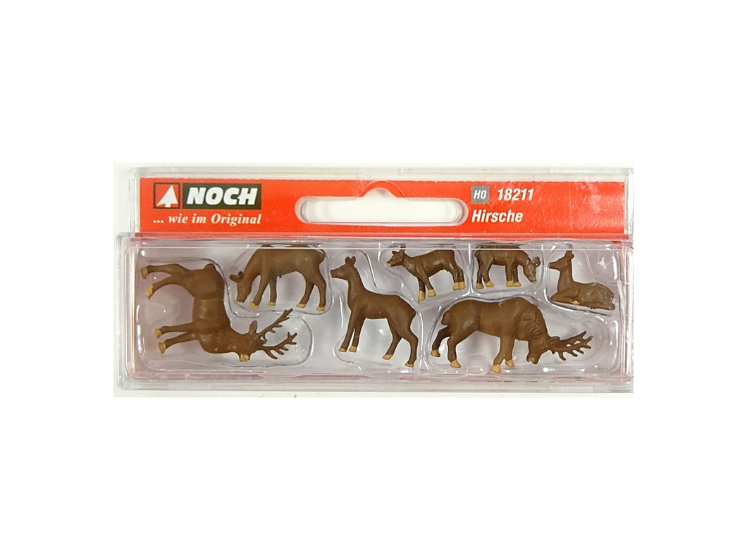 Modellbahn Figuren Tiere Hirsche, Noch H0 18211 neu OVP