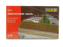 Laden Sie das Bild in den Galerie-Viewer, Modellbahn Modellbau Lärmschutzwand Mauer, Faller H0 180421 neu OVP
