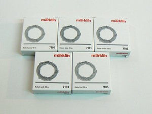Modellbahn Kabel verschieden im Set Märklin H0 7100, 7101, 7102, 7103, 7105 neu