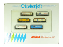 Laden Sie das Bild in den Galerie-Viewer, Güterwagenset Bayrische Bierwagen „Münchener Oktoberfest“ Arnold N 0149 OVP
