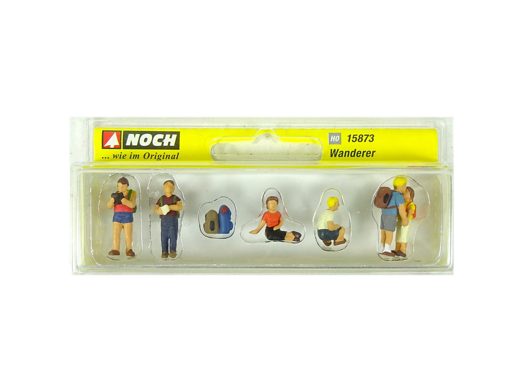 Modellbahn Zubehör Wanderer 6 Figuren, Noch H0 15873 neu OVP