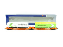 Laden Sie das Bild in den Galerie-Viewer, Doppeltaschen Gelenkwagen T3000e, wascosa, Roco H0 77399 neu, OVP
