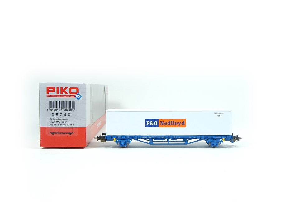 Piko H0 58740, Containertragwagen 1x40' Container Nedlloyd, neu, OVP