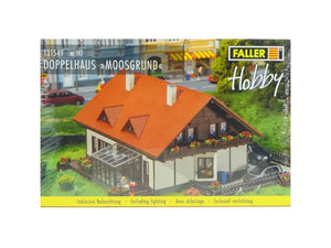 Bausatz Doppelhaus Moosgrund, Faller H0 131549, neu