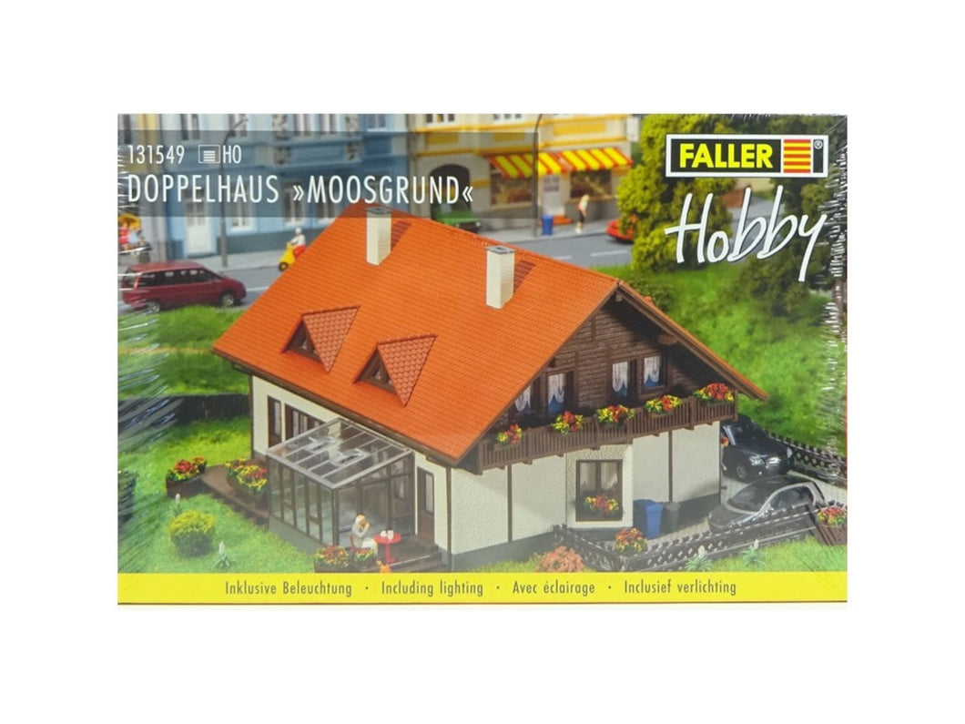 Bausatz Doppelhaus Moosgrund, Faller H0 131549, neu