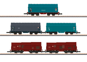 Güterwagen Set SNCB 5 teilig, Märklin Z 86358 neu OVP