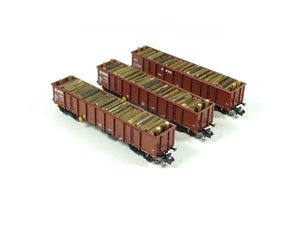 Güterwagen-Set Bauart Eanos VTG, Minitrix N 18288 OVP