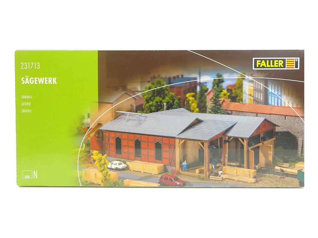 Modellbau Bausatz Sägewerk, Faller N 231713 neu OVP