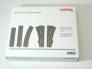 Digitale C Gleis Ergänzung D2, Märklin H0 24802 neu