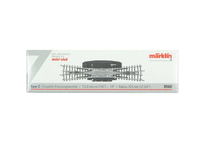 Weiche Mini Club, doppelte Kreuzungsweiche, Märklin Z 8560 neu, OVP