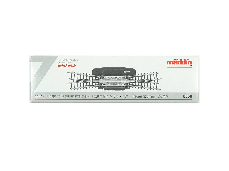 Weiche Mini Club, doppelte Kreuzungsweiche, Märklin Z 8560 neu, OVP