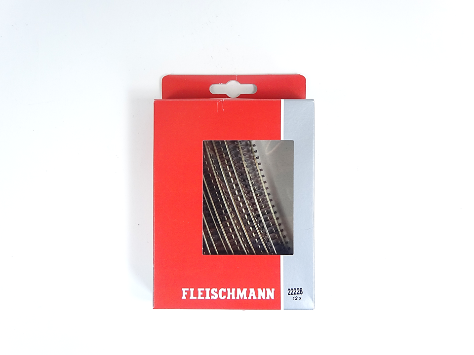 Fleischmann N 22228, 12x Gebogenes Gleis R7, 12°, neu, OVP