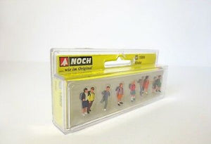 Modellbau Figuren Kinder 9 Stück, handbemalt, Noch H0 15809 neu, OVP