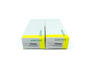 Arnold Gleis Übergangsgleis Arnold Gleissystem,  2 x Minitrix N 14999 neu, OVP