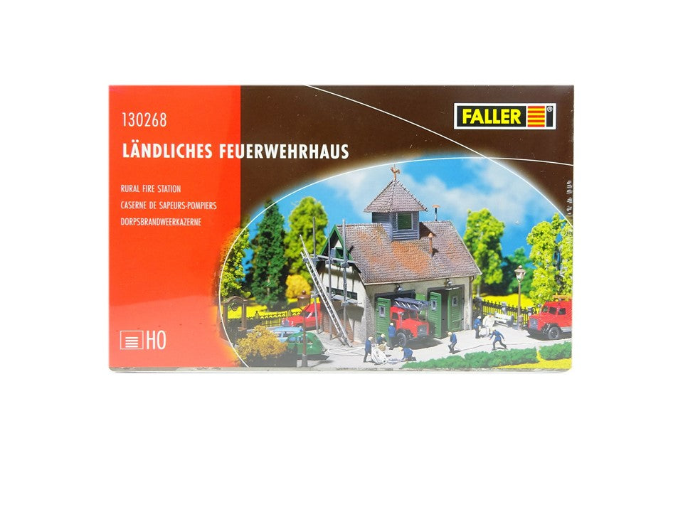 Modellbau Bausatz Ländliches Feuerwehrhaus, Faller H0 130268 neu