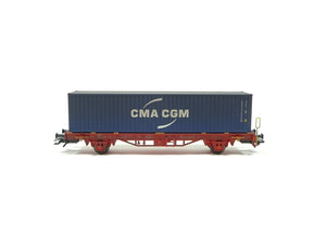 Güterwagen Containerwagen-Set Lgs 580 DB mhi, Märklin H0 47580, neu